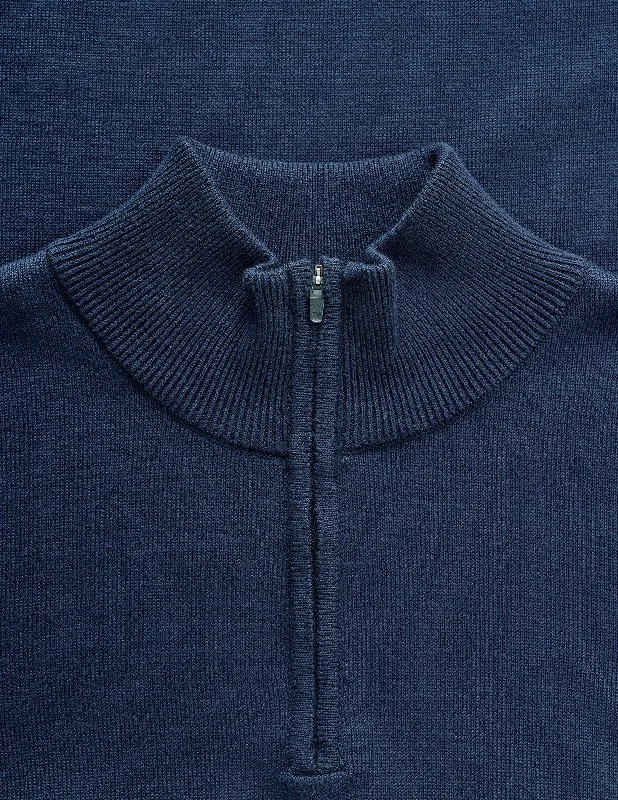 Everyday Knit Half-Zip Navy