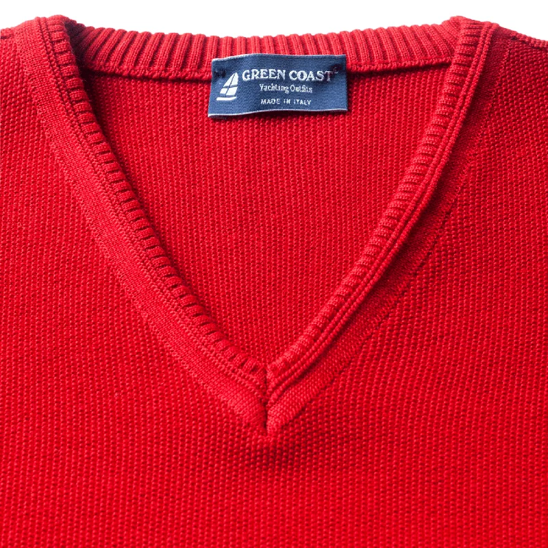 Green Coast Italian Sweater 403 Rosso (Red) Col. #5