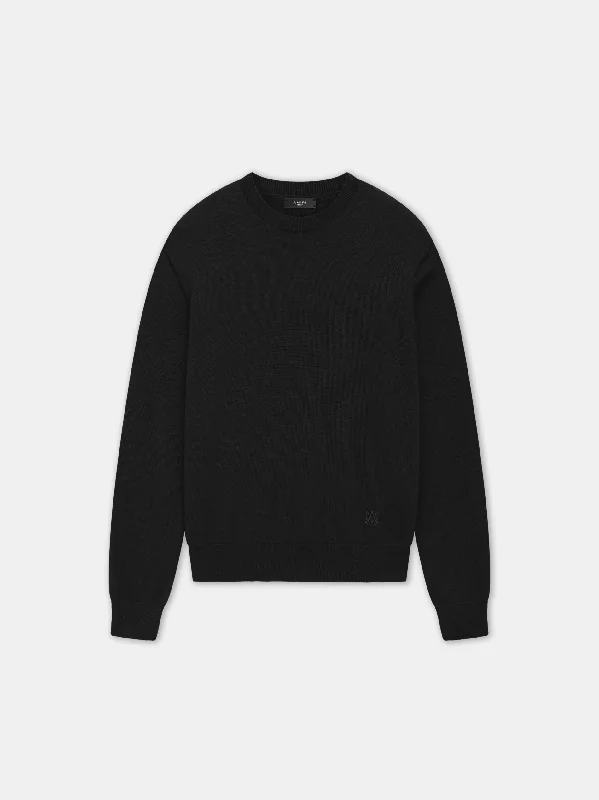 LONG SLEEVE CREW-BLACK