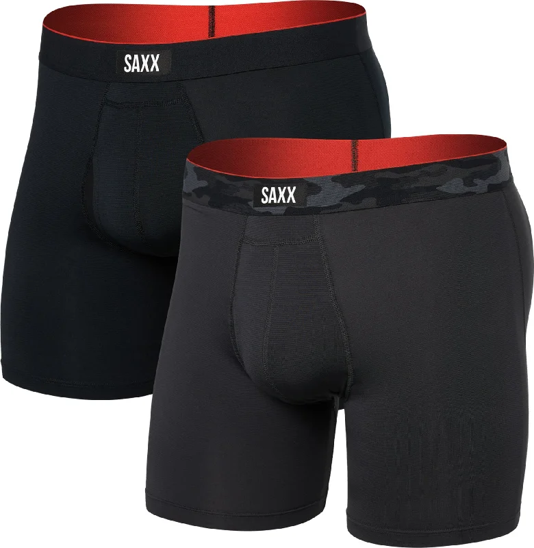 Multi-Sport Mesh Performance 2 Pack Boxer Brief with Fly 6