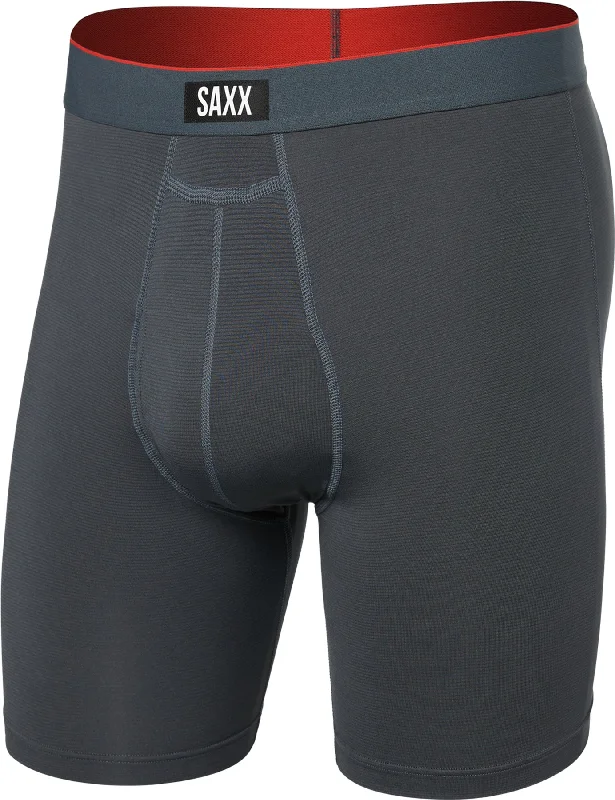 Multi-Sport Mesh Performance Long Boxer Brief with Fly 8