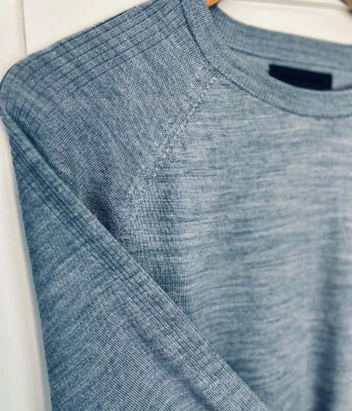 Grey Men's Merino Wool Jumper