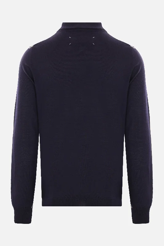 wool polo sweater