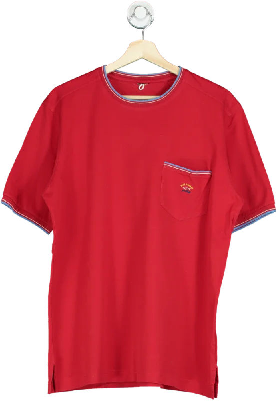 Paul & Shark Red Polo Shirt UK L