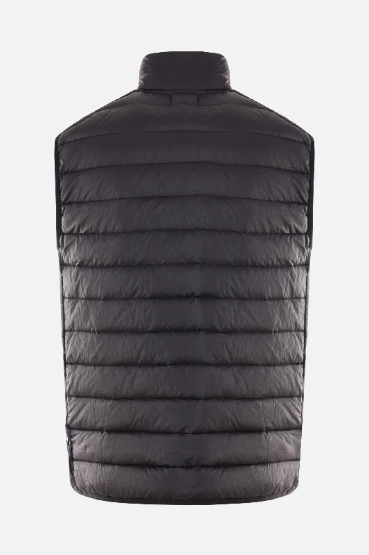 R-Nylon Down-TC sleeveless down jacket