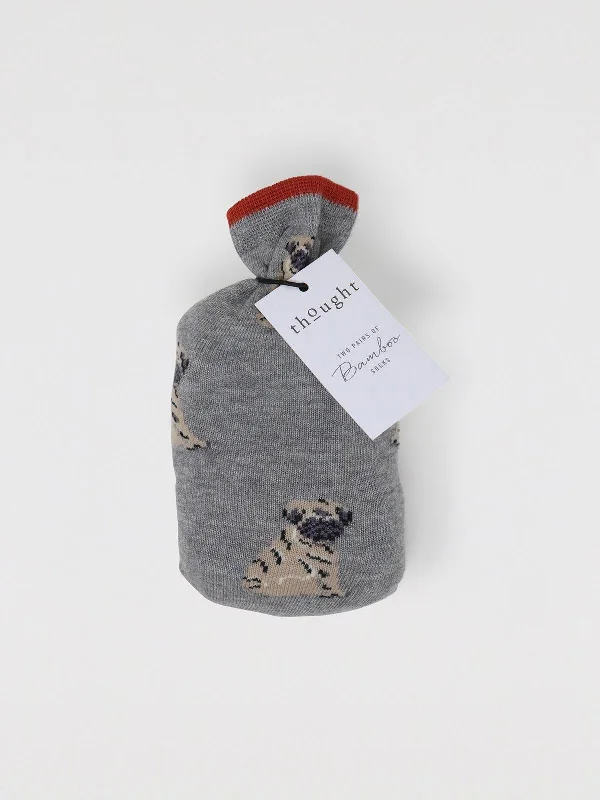 Wiley Pug Socks In A Bag - Multi