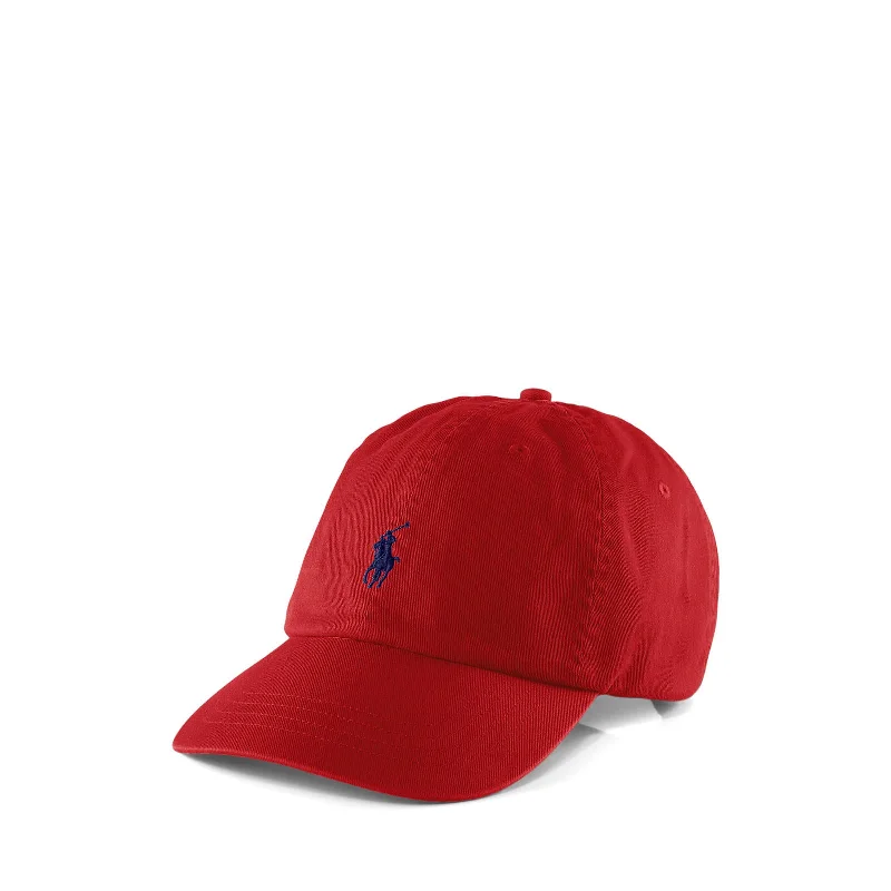 Polo Ralph Lauren - Chino Cap - Red with Navy Pony