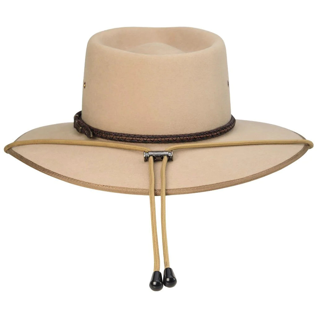 Akubra - Chinstrap - Black | Tan