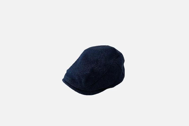 Flat Cap Pique - Navy