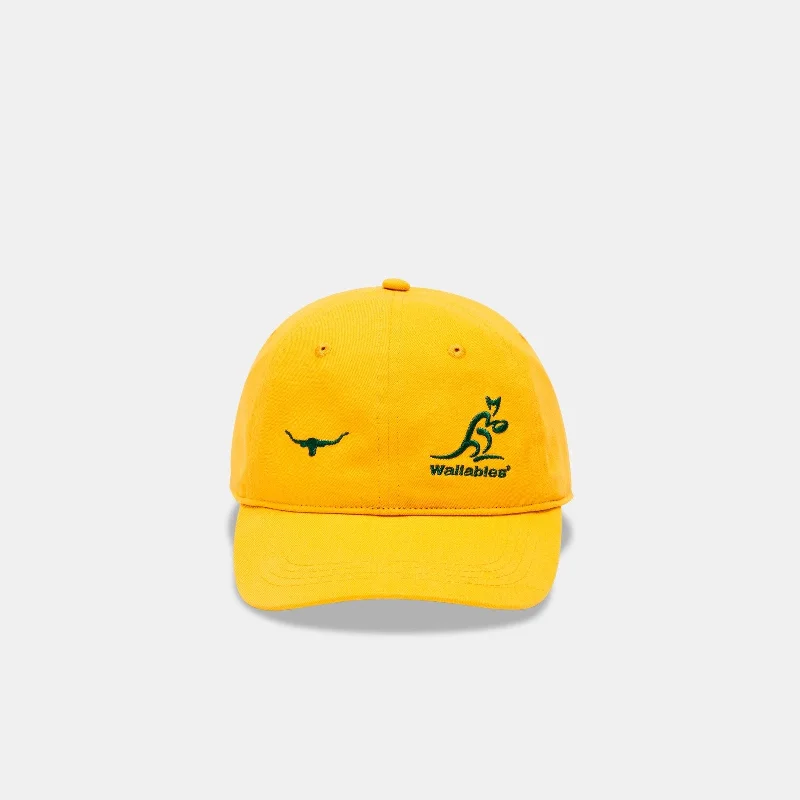 Wallabies Heritage Baseball Cap - Gold - Longhorn/Wallabies Logos