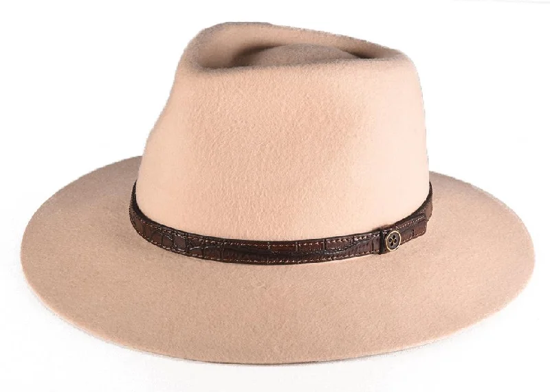 Dingo Felt Wool Hat - Cream