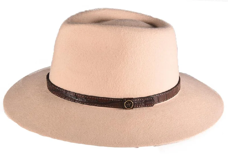 Dingo Felt Wool Hat - Cream