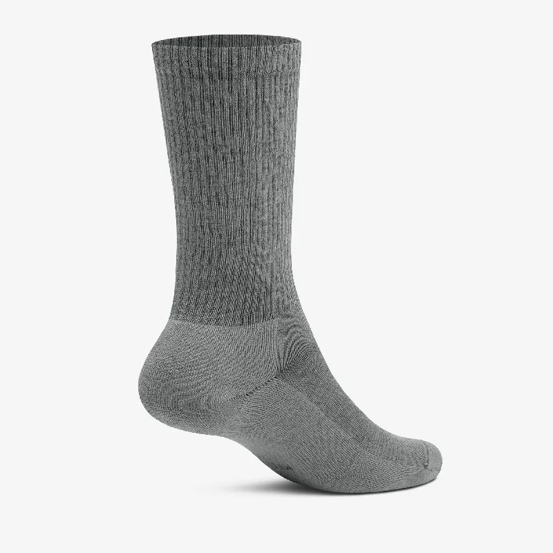 Anytime Crew Sock - Medium Grey