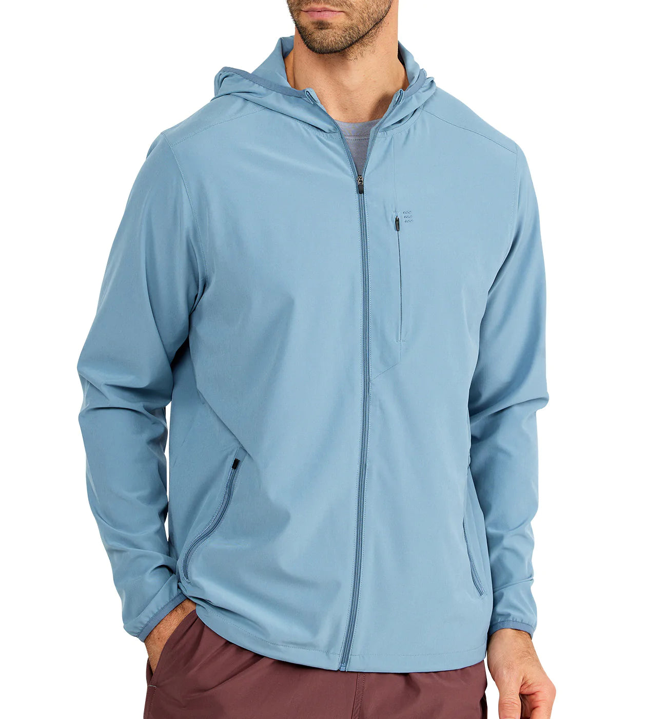 Men's Breeze Jacket - Blue Fog