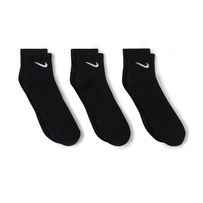 3 Pack Unisex Everyday Cushioned Quarter