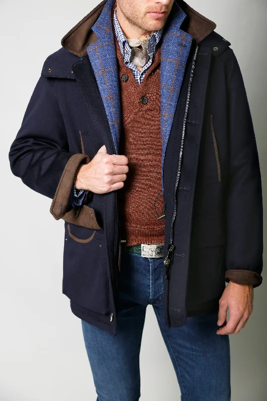 Storm System Wool Ralph Coat in Navy