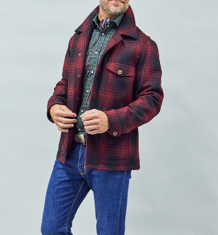 Marco Overshirt in Red/Black Plaid