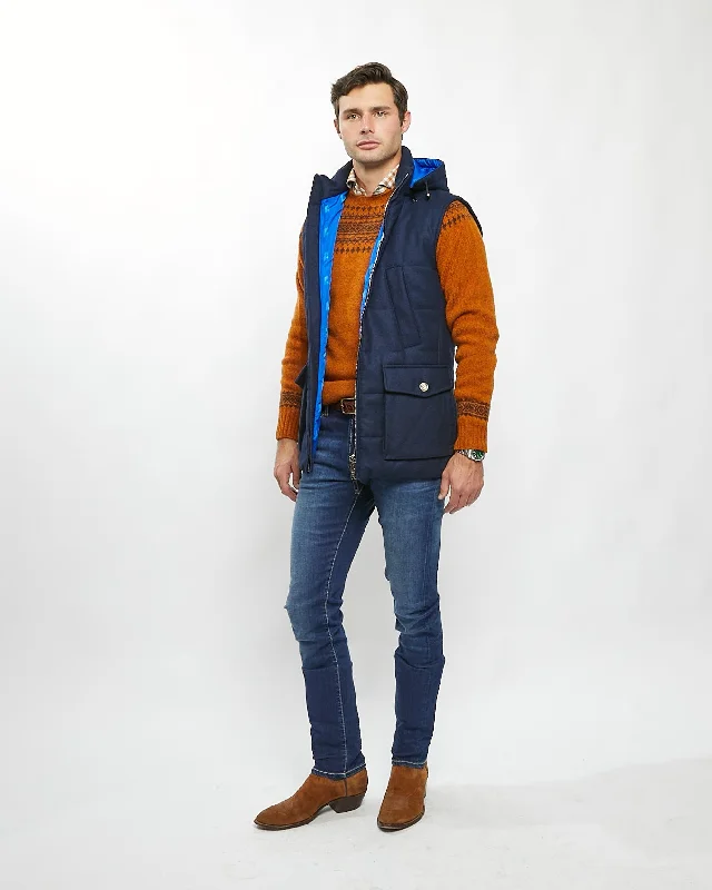 Maund Gilet in Navy