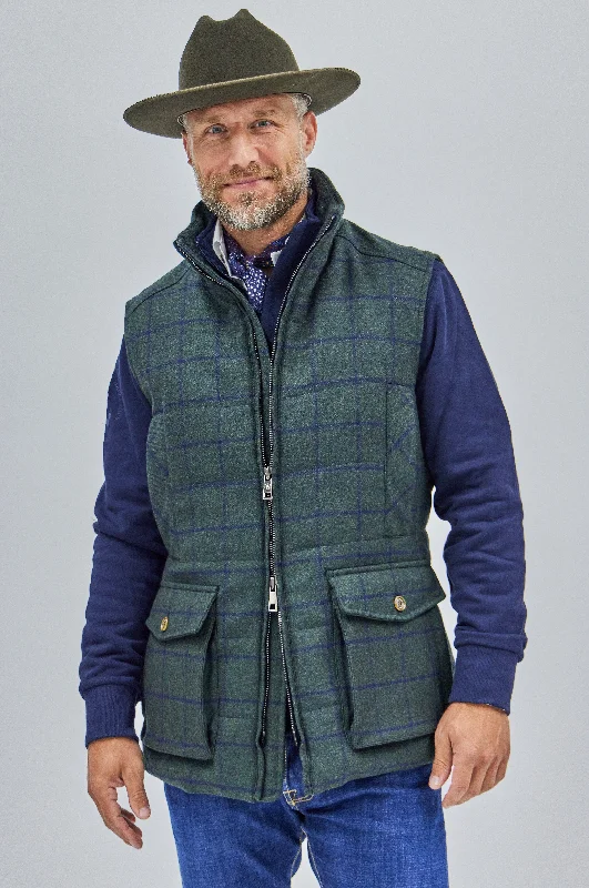 Windowpane Maund Vest